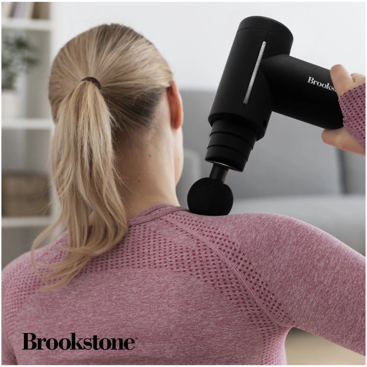 BROOKSTONE CORDLESS HOT & COLD MASSAGER